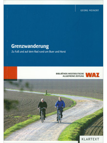 Meinert, Georg
Essen (Klartext-Verlag) 2008, ISBN 978-3-8375-0014-1

Der Autor wandert und fährt 49,1 km rund um den Gelsenkirchener Norden und folgt dabei auf neun Etappen weitgehend der Stadtgrenze. Die Natur der Freiräume und die Geschichte der Siedlungslandschaft entlang dieser in ihrer Führung ungewöhnlichen Strecke stehen im Vordergrund der Darstellungen; die beigegebenen Karten mit der sehr präzisen Routenführung fordern ausdrücklich zur Nachahmung auf. Die beiden Kapitel über die Geschichte von Buer und Horst hätten allerdings inhaltlich besser in die Touren eingearbeitet werden sollen; so stehen sie relativ isoliert am Ende des Buchs